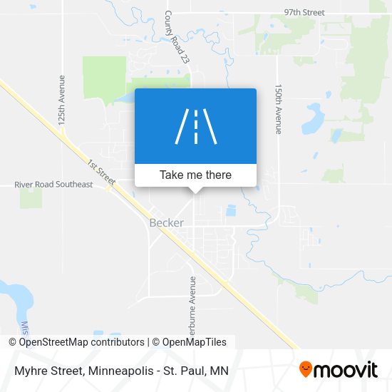 Mapa de Myhre Street