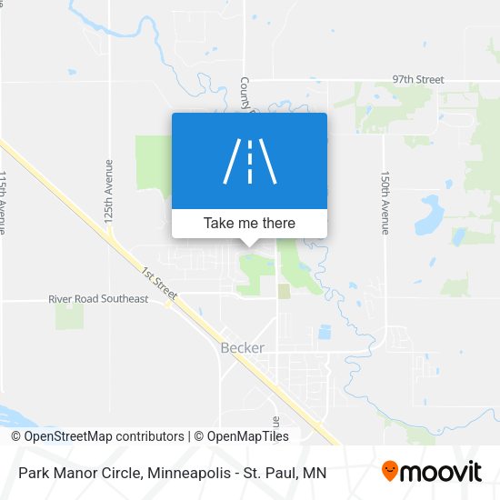 Park Manor Circle map