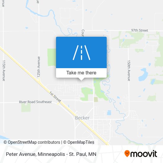 Peter Avenue map