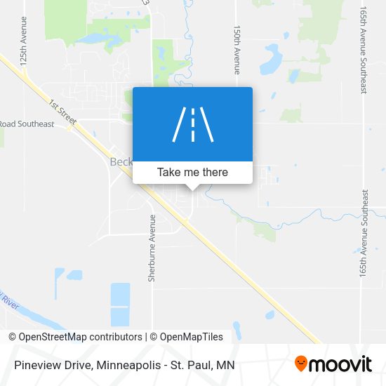Pineview Drive map