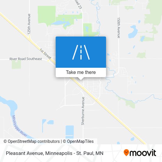 Pleasant Avenue map