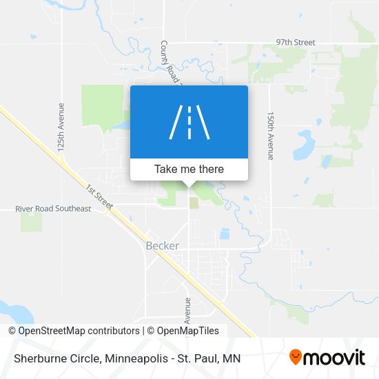 Sherburne Circle map