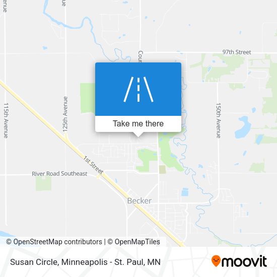 Mapa de Susan Circle