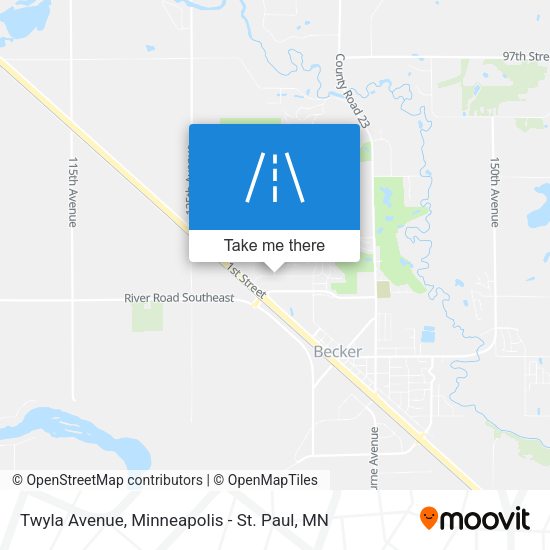 Twyla Avenue map