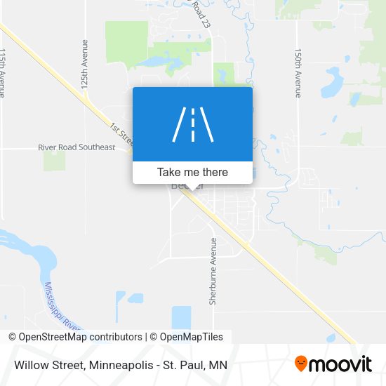 Willow Street map