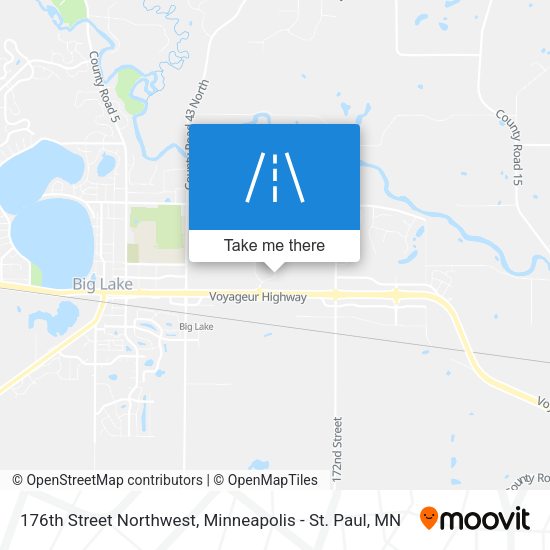 Mapa de 176th Street Northwest