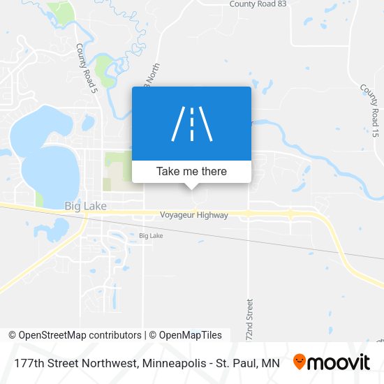 Mapa de 177th Street Northwest