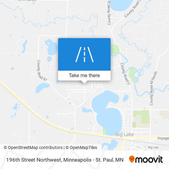 196th Street Northwest map