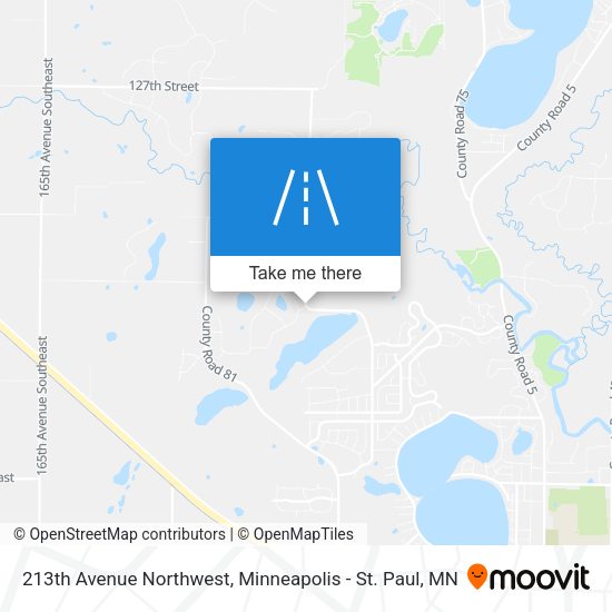 213th Avenue Northwest map