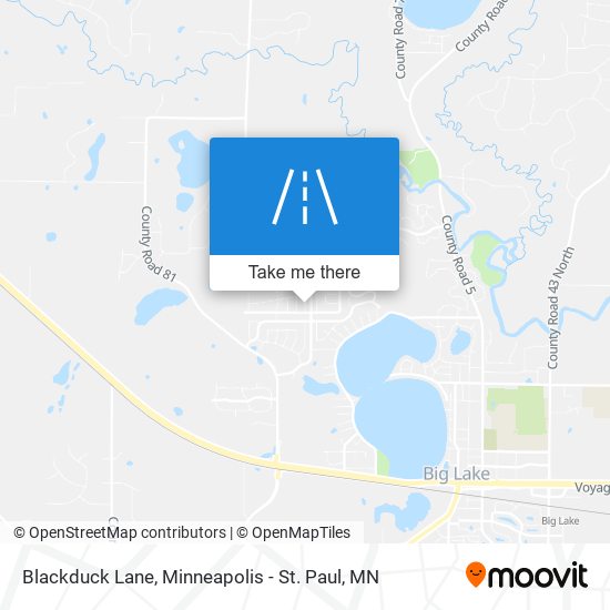 Blackduck Lane map