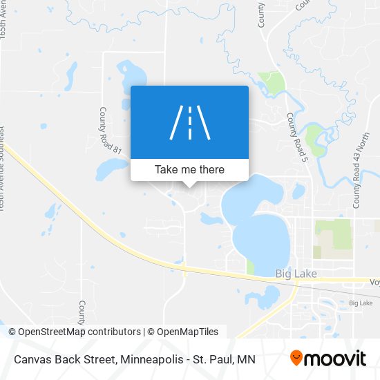 Mapa de Canvas Back Street