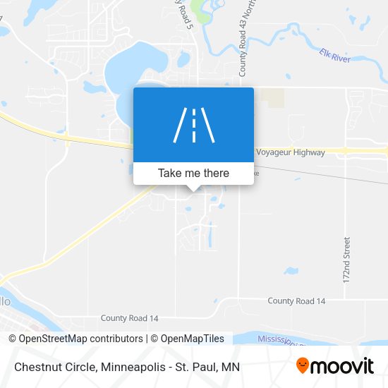 Chestnut Circle map