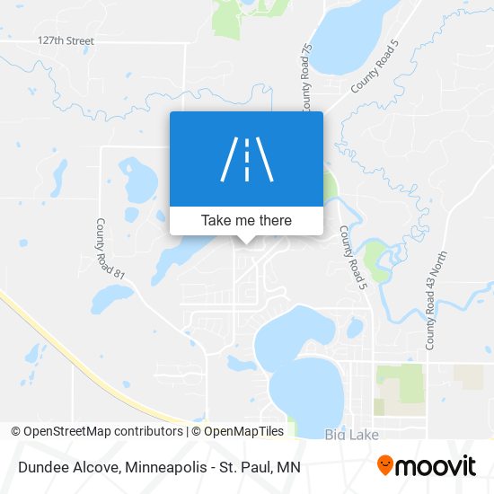 Dundee Alcove map
