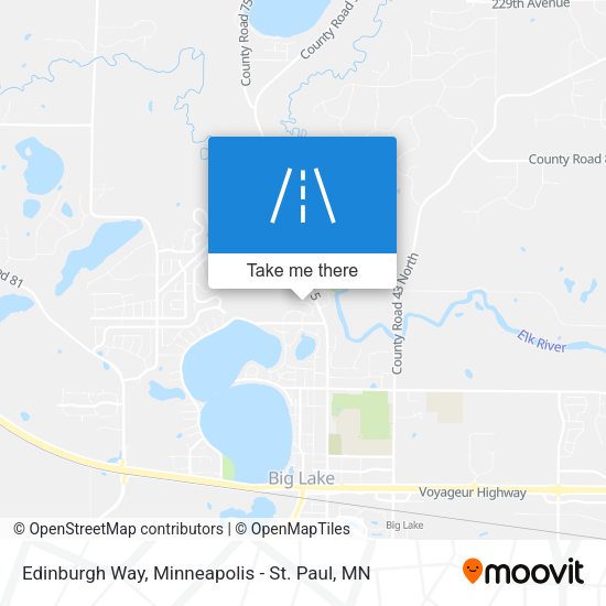 Edinburgh Way map