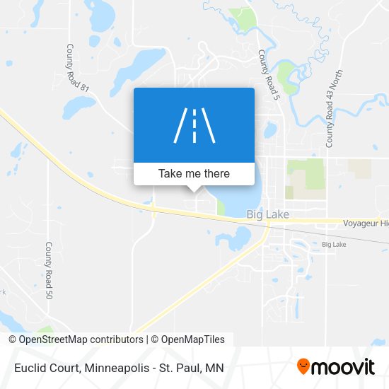 Euclid Court map