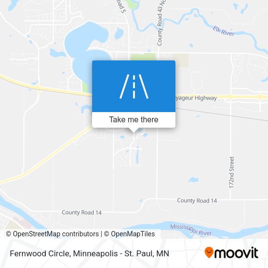 Fernwood Circle map