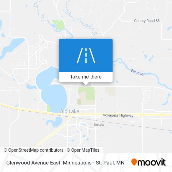 Glenwood Avenue East map