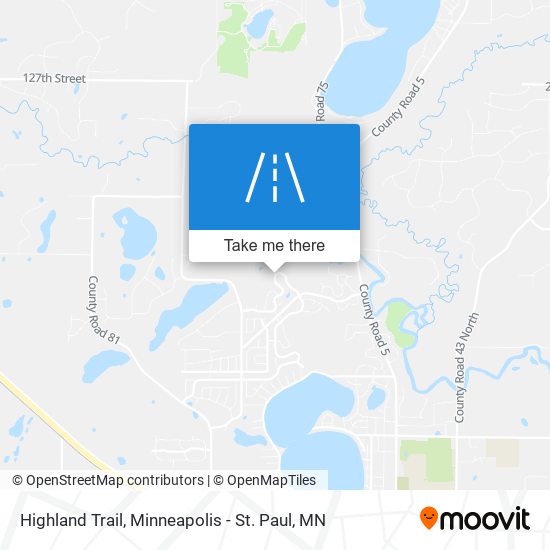 Mapa de Highland Trail