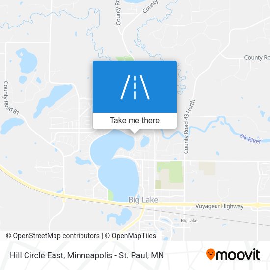 Hill Circle East map