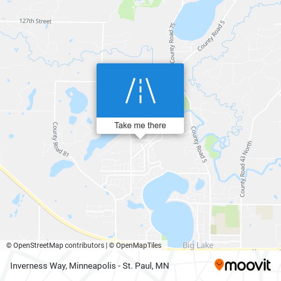 Mapa de Inverness Way