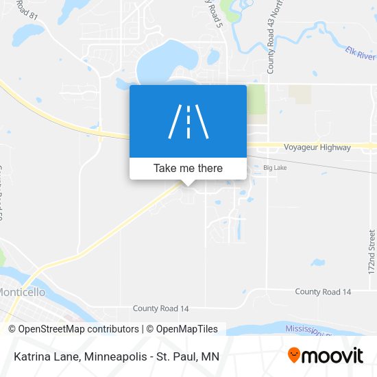 Mapa de Katrina Lane