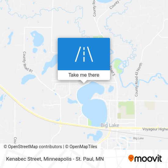 Kenabec Street map