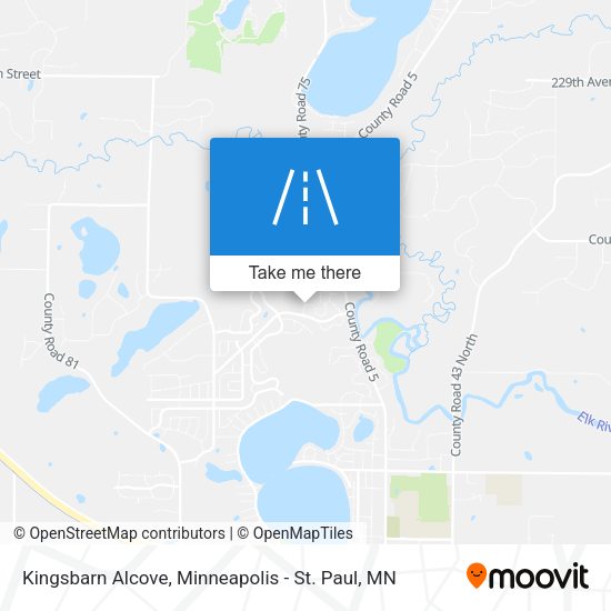 Kingsbarn Alcove map