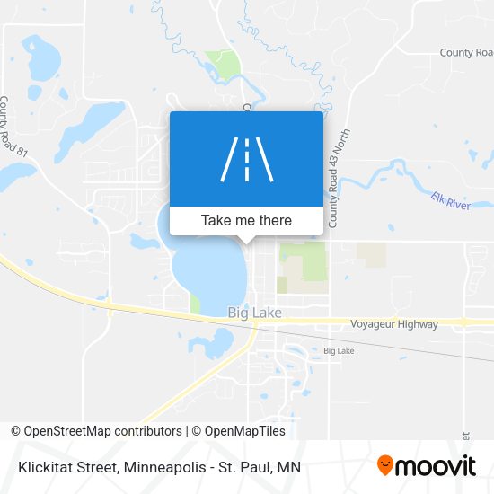 Klickitat Street map