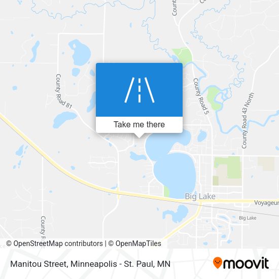 Manitou Street map