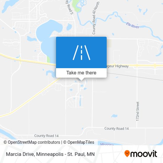 Mapa de Marcia Drive