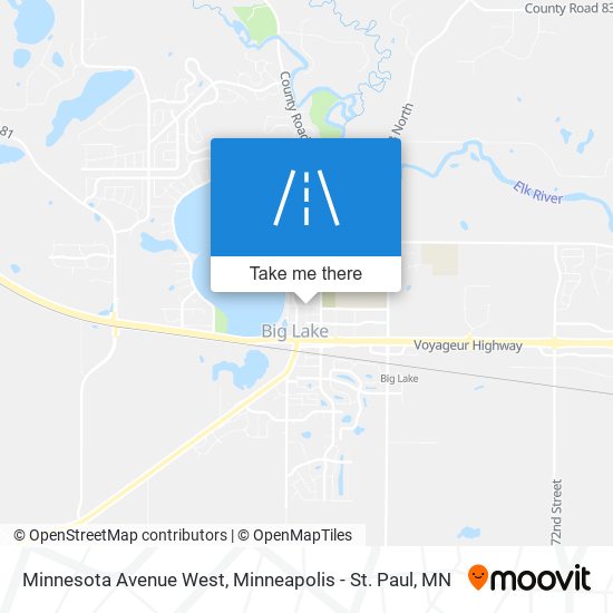 Minnesota Avenue West map