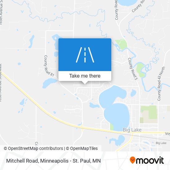 Mapa de Mitchell Road