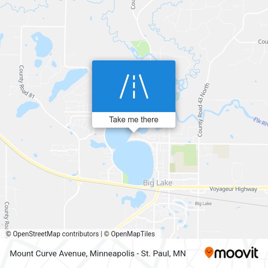 Mapa de Mount Curve Avenue