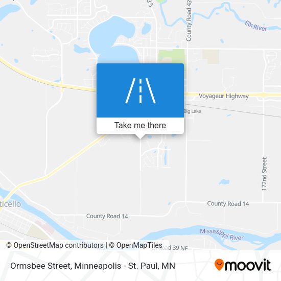 Ormsbee Street map