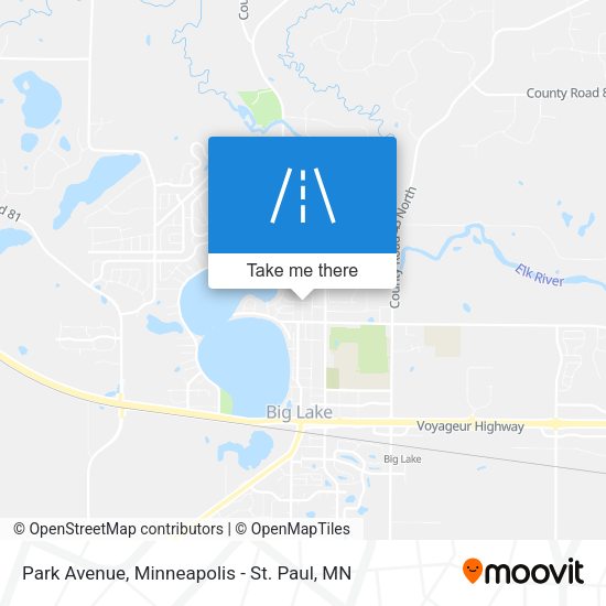 Park Avenue map