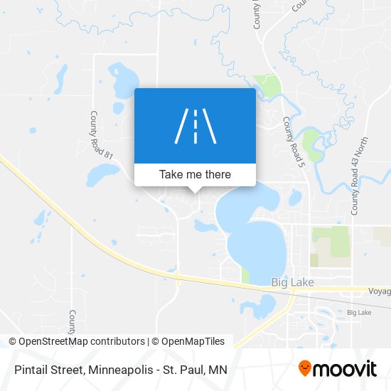 Pintail Street map
