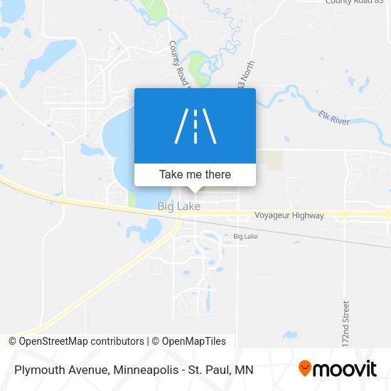 Plymouth Avenue map