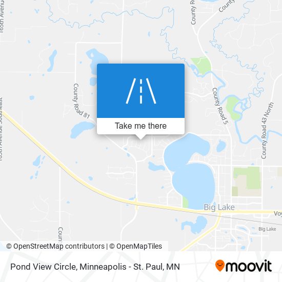 Pond View Circle map