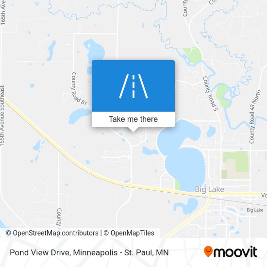 Pond View Drive map