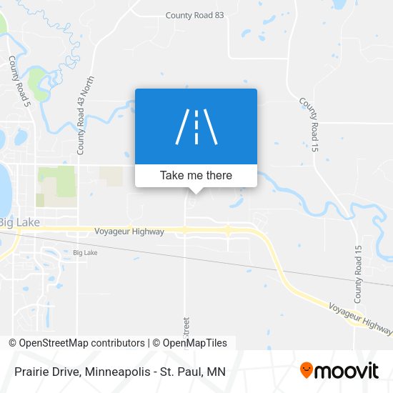 Mapa de Prairie Drive
