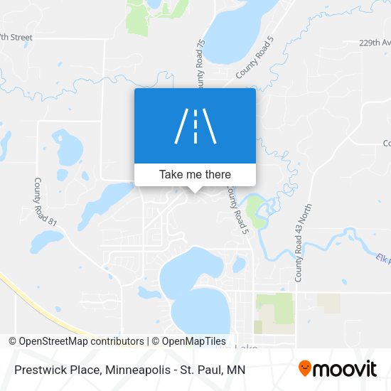 Mapa de Prestwick Place