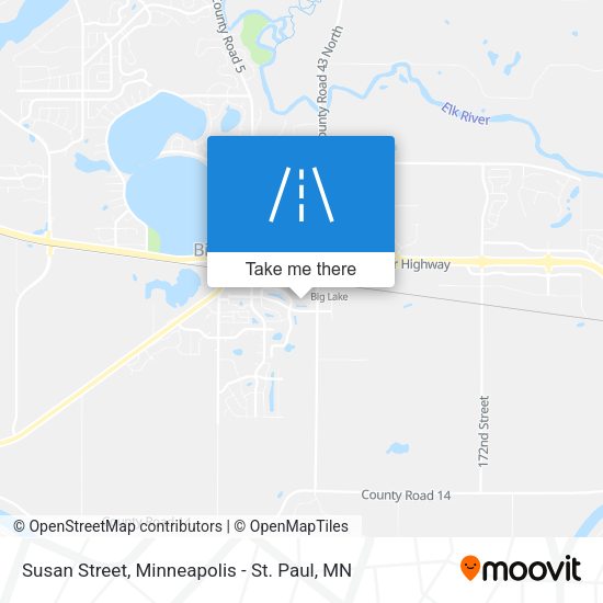 Susan Street map