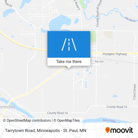 Tarrytown Road map