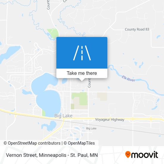 Vernon Street map