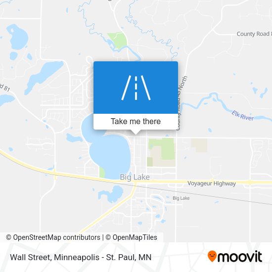 Wall Street map