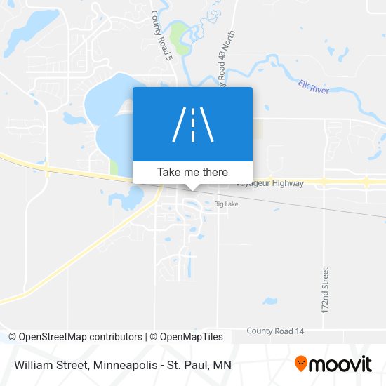 William Street map