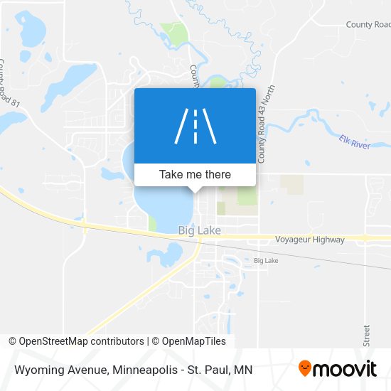 Mapa de Wyoming Avenue