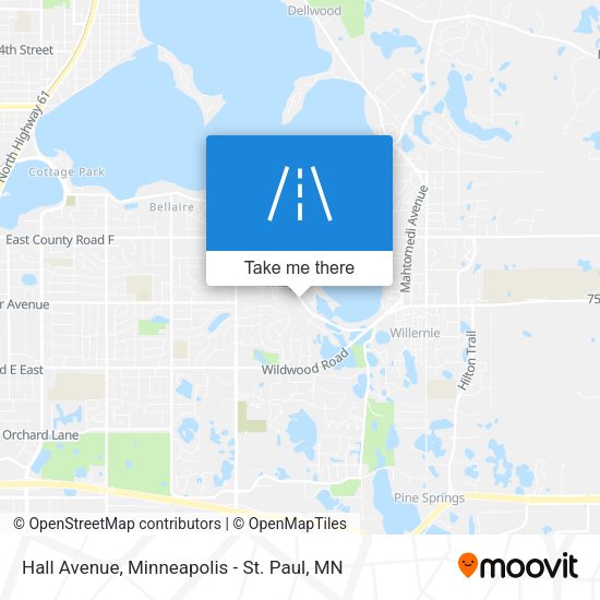Hall Avenue map