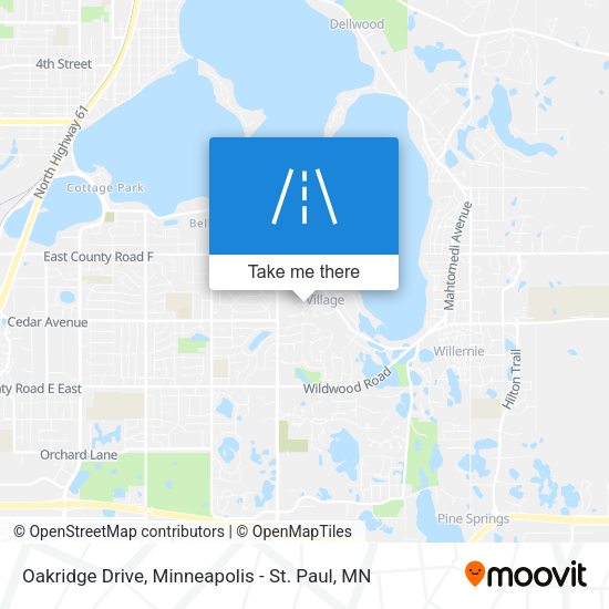 Oakridge Drive map