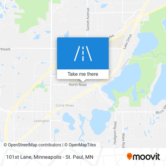 Mapa de 101st Lane